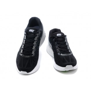 Nike LunarGlide 6 Chaussure de Running Nouvelle Pour Homme Noir/Blanc