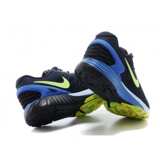 Nike LunarGlide 6 Chaussure de Running Nouvelle Pour Homme Noir/Bleu