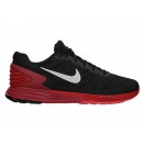 Nike LunarGlide 6 Chaussure de Running Nouvelle Pour Homme Noir/Rouge