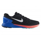 Nike LunarGlide 6 Chaussure de Running Nouvelle Pour Homme Noir/Rouge/Bleu