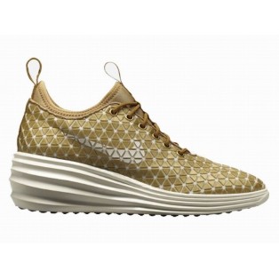 Nike LunearElite Sky Hi lONDON-Chaussures Pour Femme Or 652902-700