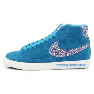 Nike Mmns Blazer GS Chaussures Nike Nouvelle Pour Femme Bleu 599386-ID13