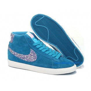 Nike Mmns Blazer GS Chaussures Nike Nouvelle Pour Femme Bleu 599386-ID13