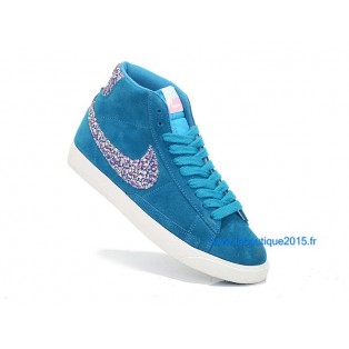 Nike Mmns Blazer GS Chaussures Nike Nouvelle Pour Femme Bleu 599386-ID13