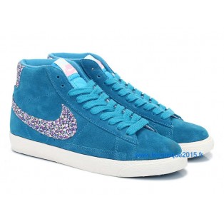 Nike Mmns Blazer GS Chaussures Nike Nouvelle Pour Femme Bleu 599386-ID13