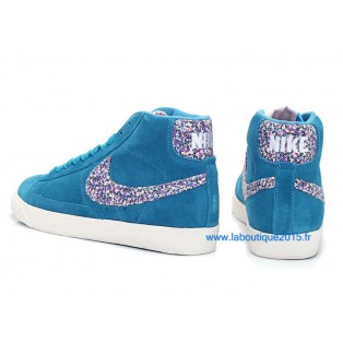 Nike Mmns Blazer GS Chaussures Nike Nouvelle Pour Femme Bleu 599386-ID13
