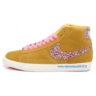 Nike Mmns Blazer GS Chaussures Nike Nouvelle Pour Femme Jaune 599386-ID12