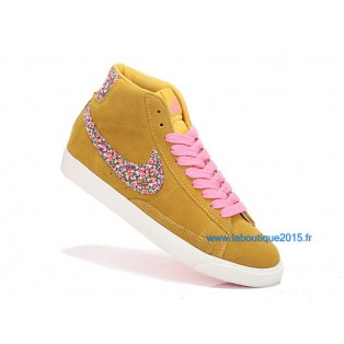 Nike Mmns Blazer GS Chaussures Nike Nouvelle Pour Femme Jaune 599386-ID12
