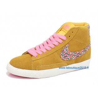 Nike Mmns Blazer GS Chaussures Nike Nouvelle Pour Femme Jaune 599386-ID12