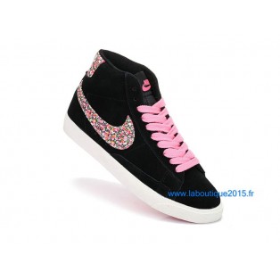 Nike Mmns Blazer GS Chaussures Nike Nouvelle Pour Femme Noir/Rose 599386-ID7