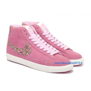 Nike Mmns Blazer GS Chaussures Nike Nouvelle Pour Femme Rose 599386-ID11