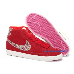 Nike Mmns Blazer GS Chaussures Nike Nouvelle Pour Femme Rouge 599386-ID8