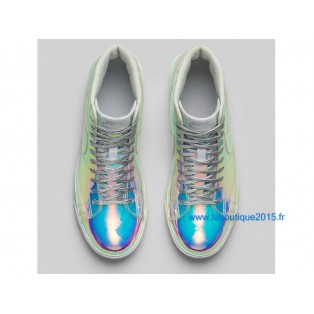 Nike Mmns Blazer Mid Prm QS Chaussures Nike Nouvelle Pour Femme Argent 599386-ID22