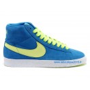 Nike Mmns Blazer Mid Suede Vntg Chaussures Nike Nouvelle Pour Femme Bleu 599386-ID5
