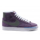 Nike Mmns Blazer Mid Suede Vntg Chaussures Nike Nouvelle Pour Femme Gris/Pourpre 599386-ID16
