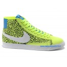 Nike Mmns Blazer Mid Suede Vntg Chaussures Nike Nouvelle Pour Femme Jaune/Blanc 599386-ID14
