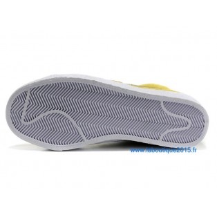 Nike Mmns Blazer Mid Suede Vntg Chaussures Nike Nouvelle Pour Femme Jaune/Gris 599386-ID17