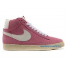 Nike Mmns Blazer Mid Suede Vntg Chaussures Nike Nouvelle Pour Femme Rose/Blanc 599386-ID20