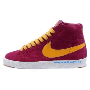 Nike Mmns Blazer Mid Suede Vntg Chaussures Nike Nouvelle Pour Femme Rouge 599386-ID6
