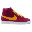 Nike Mmns Blazer Mid Suede Vntg Chaussures Nike Nouvelle Pour Femme Rouge 599386-ID6