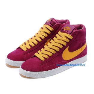 Nike Mmns Blazer Mid Suede Vntg Chaussures Nike Nouvelle Pour Femme Rouge 599386-ID6