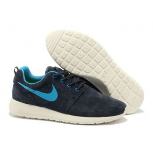 Nike Roshe Run Chaussurses Nike Running Pour Homme Bleu/Gris/Blanc 511881-065A