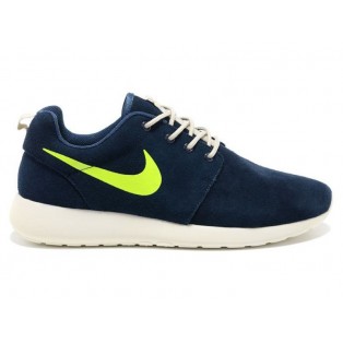 Nike Roshe Run Chaussurses Nike Running Pour Homme Bleu/Jaune/Blanc