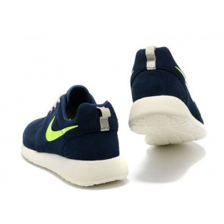 Nike Roshe Run Chaussurses Nike Running Pour Homme Bleu/Jaune/Blanc