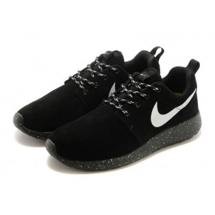 Nike Roshe Run Chaussurses Nike Running Pour Homme Noir/Blanc 511881-110