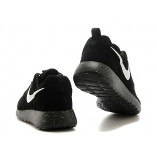 Nike Roshe Run Chaussurses Nike Running Pour Homme Noir/Blanc 511881-110