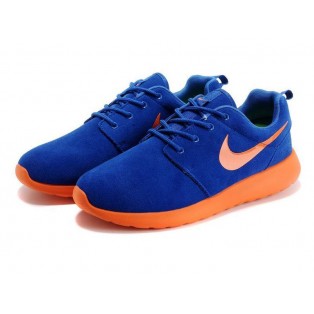 Nike Roshe Run Chaussurses Nike Running Pour Homme Noir/Blanc/Bleu 511881-418