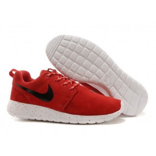 Nike Roshe Run Chaussurses Nike Running Pour Homme Noir/Blanc/Rouge 511881-610