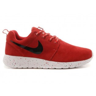 Nike Roshe Run Chaussurses Nike Running Pour Homme Noir/Blanc/Rouge 511881-610