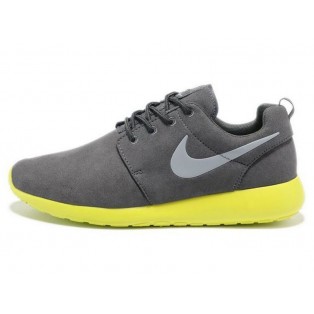Nike Roshe Run Chaussurses Nike Running Pour Homme Noir/Gris/Vert 511881-003A