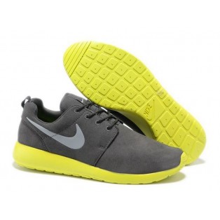 Nike Roshe Run Chaussurses Nike Running Pour Homme Noir/Gris/Vert 511881-003A