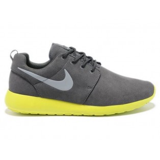 Nike Roshe Run Chaussurses Nike Running Pour Homme Noir/Gris/Vert 511881-003A