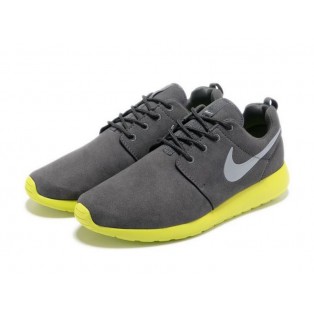 Nike Roshe Run Chaussurses Nike Running Pour Homme Noir/Gris/Vert 511881-003A