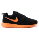 Nike Roshe Run Chaussurses Nike Running Pour Homme Noir/Orange 511881-012
