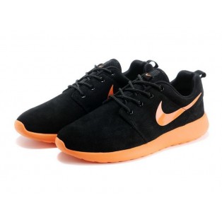 Nike Roshe Run Chaussurses Nike Running Pour Homme Noir/Orange 511881-012