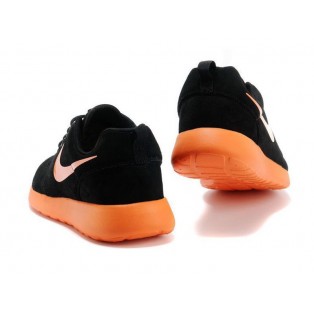 Nike Roshe Run Chaussurses Nike Running Pour Homme Noir/Orange 511881-012
