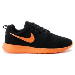 Nike Roshe Run Chaussurses Nike Running Pour Homme Noir/Orange 511881-012