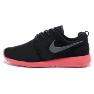 Nike Roshe Run Chaussurses Nike Running Pour Homme Noir/Rouge 511881-016