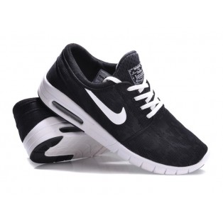 Nike SB Stefan Janoski Max Chaussures Nouvelle Pour Homme Noir Blanc 631303-010