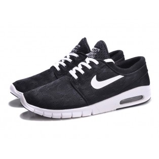 Nike SB Stefan Janoski Max Chaussures Nouvelle Pour Homme Noir Blanc 631303-010