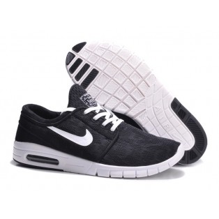 Nike SB Stefan Janoski Max Chaussures Nouvelle Pour Homme Noir Blanc 631303-010