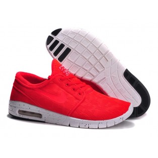 Nike SB Stefan Janoski Max Chaussures Nouvelle Pour Homme Rouge 631303-661