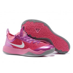 Nike Zoom Crusader Outdoor Chaussure de Basket-ball pour Homme Rose Blanc 642855-ID2