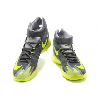 Nike Zoom HyperRev Chaussure de Basket-ball Nouvelle Site Officiel pour Homme Gris Vert 630913-005