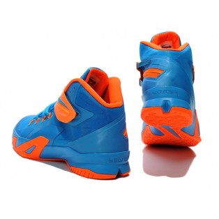 Nike Zoom LeBron Soldier 8/VIII 2015 Chaussure de Basket-ball Nouvelle pour Homme Bleu Orange 653642-400