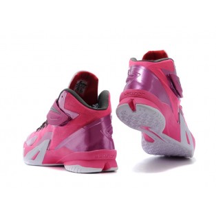 Nike Zoom LeBron Soldier 8/VIII 2015 Chaussure de Basket-ball Nouvelle pour Homme Rouge Blanc 653641-600